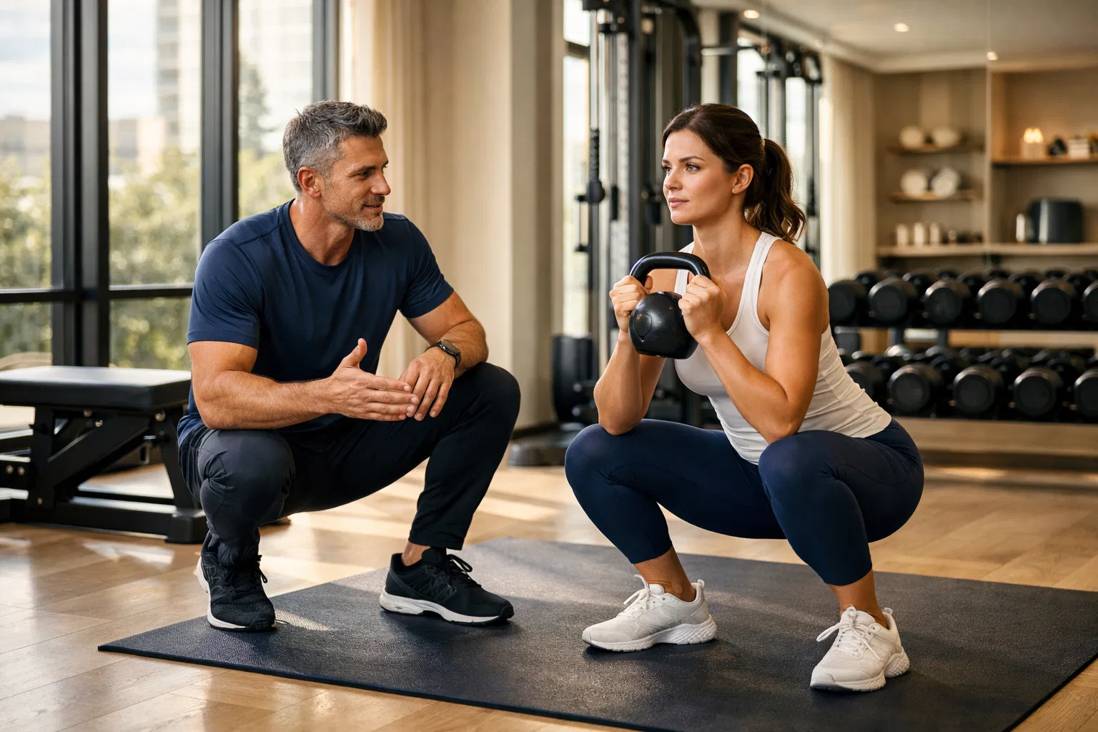 One-on-one training session